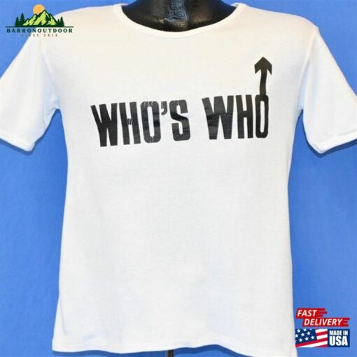 70S Who’s Who Tour Rock Band Daltrey Townshend White T Shirt Small T-Shirt Hoodie