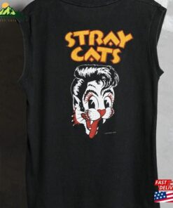 80’S Stray Cats 1983 Tour Vintage Band Vest T-Shirt Hoodie 80’S Stray Cats 1983 Tour Vintage Band Vest T-Shirt Hoodie