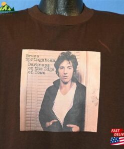 80S Bruce Springsteen Darkness On The Edge Of Town Rock T Shirt Large Sweatshirt Classic