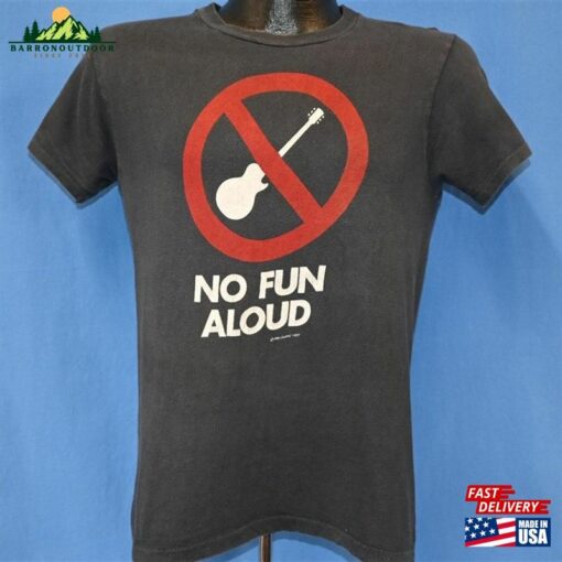 80S Glenn Frey No Fun Aloud Tour 1982 Guitar Rock Band T Shirt Small T-Shirt Hoodie