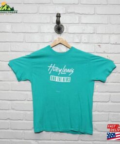 80S Huey Lewis And The News Tour Tee Shirt Classic Unisex 80S Huey Lewis And The News Tour Tee Shirt Classic Unisex