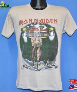 80S Iron Maiden Somewhere On Tour 1987 Eddie Lives Rock T Shirt Medium Sweatshirt Hoodie 4