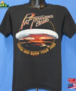 80S Pat Travers Band Crash And Burn Tour Blues Rock Concert T Shirt Medium Hoodie T-Shirt 80S Pat Travers Band Crash And Burn Tour Blues Rock Concert T Shirt Medium Hoodie T-Shirt
