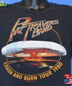 80S Pat Travers Band Crash And Burn Tour Blues Rock Concert T Shirt Medium Hoodie T-Shirt 2 80S Pat Travers Band Crash And Burn Tour Blues Rock Concert T Shirt Medium Hoodie T Shirt 3