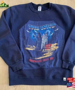 80’S Who Sweatshirt Distressed T-Shirt Medium Classic