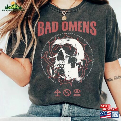 90S Bad Omens Shirt Vintage Band Music Country Graphic Unisex Sweatshirt