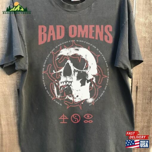 90S Bad Omens Shirt Vintage Band Music Country Graphic Unisex Sweatshirt