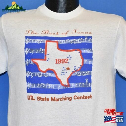 90S Best Of Texas Uil State Marching Band Contest’92 University College T Shirt Small Classic Hoodie