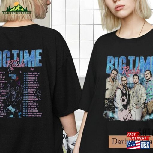 90S Big Time Rush Music Shirt Y2k Vintage Retro Bootleg Can Sweatshirt Hoodie Tour 2023 T-Shirt