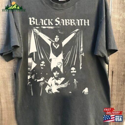 90S Black Sabbath Vintage Shirt Music T-Shirt Country Concert Classic