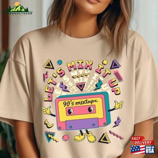 90’S Cassette Vibe Shirt Retro Vintage Clothing Girls Party Matching Tees Unisex T-Shirt