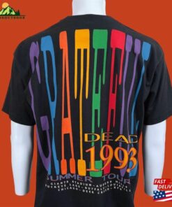 90S Grateful Dead Shirt Pre Owned Vintage 1993 Summer Tour Rainbow Liquid Blue T-Shirt Single Stitch 23 X 30 5 Size Xl Sweatshirt 3 90S Grateful Dead Shirt Pre Owned Vintage 1993 Summer Tour Rainbow Liquid Blue T Shirt Single Stitch 23 X 30 5 Size Xl Sweatshirt 4