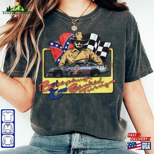 90S Hank Williams Jr Racing T-Shirt Vtg Bocephus Country Band Tour Shirt Hot 2023 Sweatshirt Classic