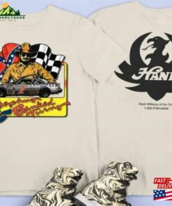 90S Hank Williams Jr Racing T-Shirt Vtg Bocephus Country Band Tour Shirt Hot 2023 Sweatshirt Unisex