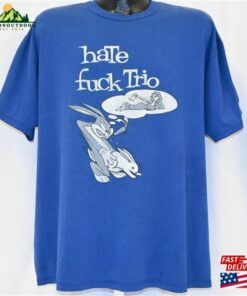 90S Hate F K Trio Punk Rock Band Striped Sleeve Bunny T Classic Hoodie 3 90S Hate F K Trio Punk Rock Band Striped Sleeve Bunny T Classic Hoodie 4