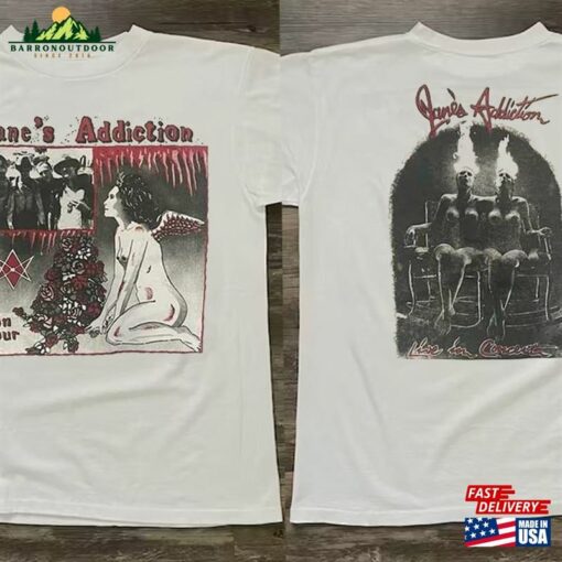 90S Jane’s Addiction On Tour Live In Concert Unisex T-Shirt 80S Shirt Great Gift Hoodie