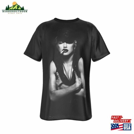 90S Madonna Biker Leather Cigarette T-Shirt For Men Women Classic