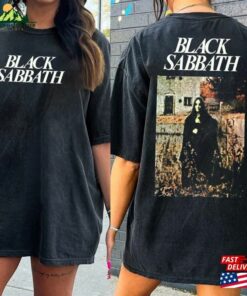 90S Music Band Black Sabbath Album Tshirt 2Side Shirt Classic Unisex 90S Music Band Black Sabbath Album Tshirt 2Side Shirt Classic Unisex