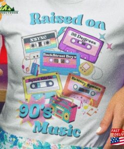 90'S Music Shirt Vintage Raised On 90S Hoodie Unisex 2 90S Music Shirt Vintage Raised On 90S Hoodie Unisex 3