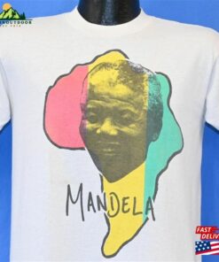 90S Nelson Mandela Freedom Tour 1990 Los Angeles Oakland Coliseum T Shirt Medium Classic Unisex