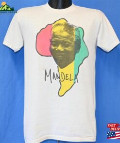 90S Nelson Mandela Freedom Tour 1990 Los Angeles Oakland Coliseum T Shirt Medium Classic Unisex 4