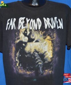 90S Pantera Far Beyond Driven Original Banned Cover Black Vintage T Shirt Extra T-Shirt Sweatshirt