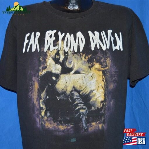 90S Pantera Far Beyond Driven Original Banned Cover Black Vintage T Shirt Extra T-Shirt Sweatshirt