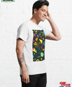 90'S Pattern Dark Classic T-Shirt Hoodie Unisex 3 90S Pattern Dark Classic T Shirt Hoodie Unisex 4