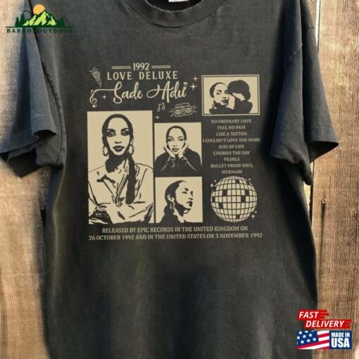 90S Sade Shirt Helen Tour 2023 Classic Unisex