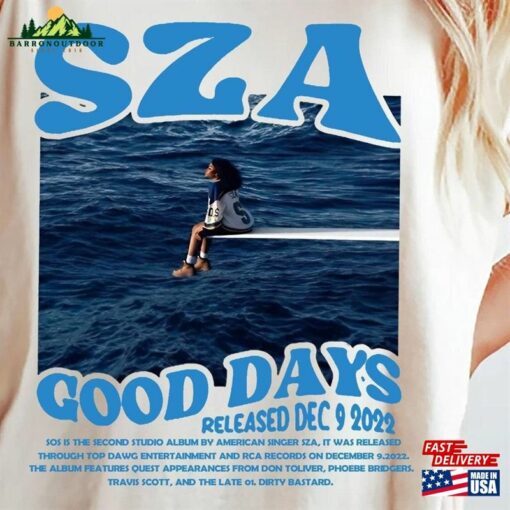 90S Shirt Retro Sza Good Days Graphic Tee Unisex T-Shirt