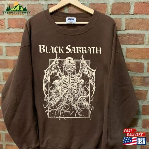 90S Style Black Sabbath Band Music T-Shirt Sweatshirt