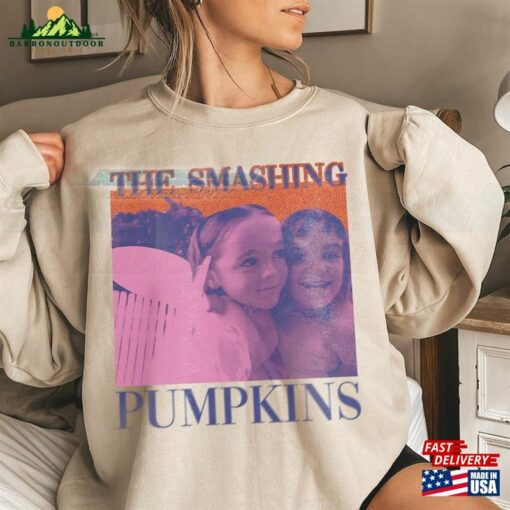 90S The Smashing Pumpkins Rock Band Crewneck Sweatshirt Hoodie Vintage 0609Tvf1 Classic T-Shirt