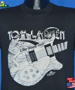90S Tom Larsen Band Killer Blues Rock Guitar T Shirt Medium T-Shirt Classic
