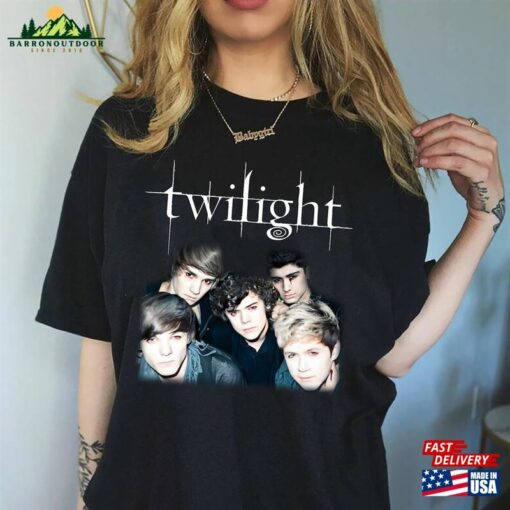 90S Twilight One Directionz T-Shirt Vintage Pop Band Tee For Fans Direction Shirt Classic Unisex