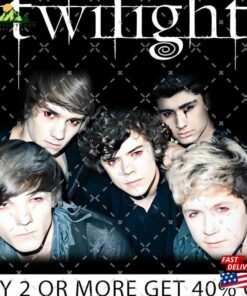 90S Twilight One Directionz T-Shirt Vintage Pop Band Tee For Fans Direction Shirt Classic Unisex 2 90S Twilight One Directionz T Shirt Vintage Pop Band Tee For Fans Direction Shirt Classic Unisex 3