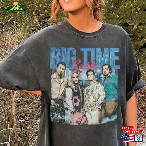 90S Vintage Big Time Rush Band Shirt Cant Get Enough Tour Btr 2023 T-Shirt Unisex