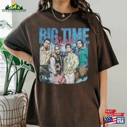 90S Vintage Big Time Rush Band Shirt Cant Get Enough Tour Btr 2023 T-Shirt Unisex