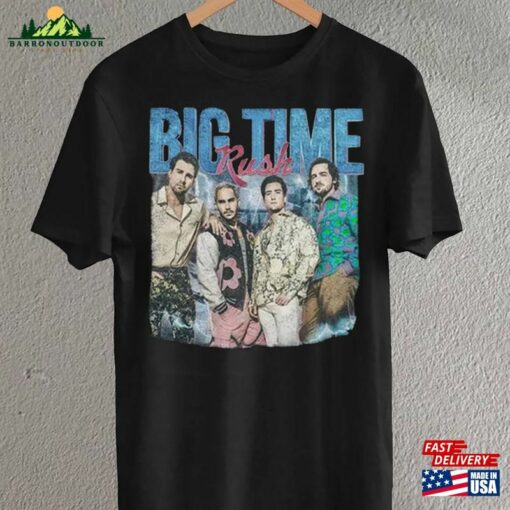 90S Vintage Big Time Rush Band Shirt Cant Get Enough Tour Btr 2023 T-Shirt Unisex