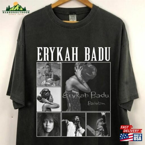 90S Vintage Erykah Badu Baduizm T-Shirt Merch Erica Abi Wright Classic Unisex