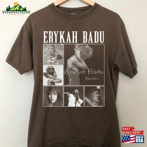 90S Vintage Erykah Badu Baduizm T-Shirt Merch Erica Abi Wright Classic Unisex