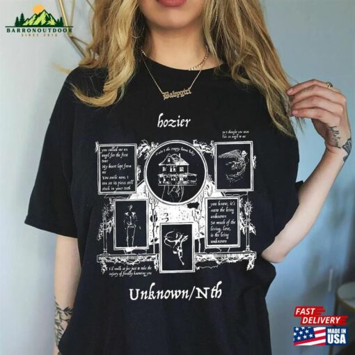 90S Vintage Hozier Unknown Nth Tee Music Shirt Sweatshirt T-Shirt