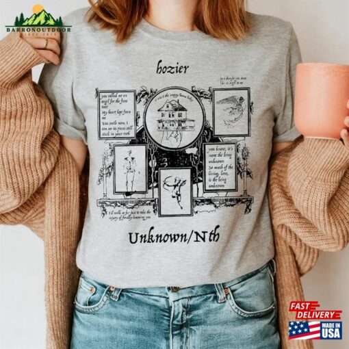 90S Vintage Hozier Unknown Nth Tee Music Shirt Sweatshirt T-Shirt