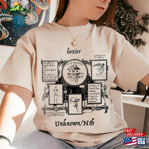 90S Vintage Hozier Unknown Nth Tee Music Shirt Sweatshirt T-Shirt