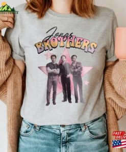 90S Vintage Jonas Brother In Pink Barbi Shirt Brothers Stars Five Albums One Night Tour Unisex Classic 2 90S Vintage Jonas Brother In Pink Barbi Shirt Brothers Stars Five Albums One Night Tour Unisex Classic 3