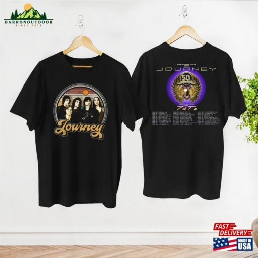 90S Vintage Journey Band Shirt Freedom Tour 2024 Merch T-Shirt Hoodie