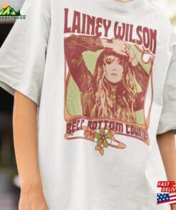 90S Vintage Lainey Wilson Shirt Country With A Flare Tour 2023 Dates Merch Trippy Peach Tee Unisex Hoodie