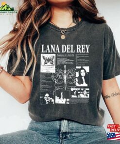 90S Vintage Lana Del Rey Shirt Graphic Unisex Tee Album T-Shirt