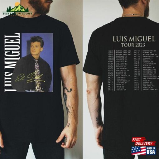 90S Vintage Luis Miguel Shirt Tour 2023 Unisex Concert Sweatshirt