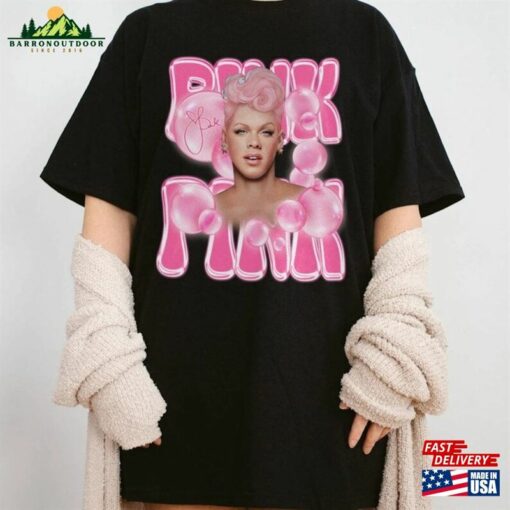 90S Vintage P!Nk Singer Summer Carnival 2023 Tour Shirt Pink Fan Lovers Music T-Shirt Hoodie