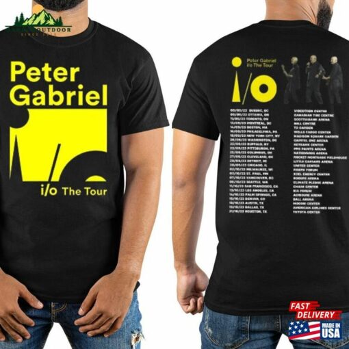 90S Vintage Peter Gabriel Shirt I O The Tour 2023 T-Shirt Unisex